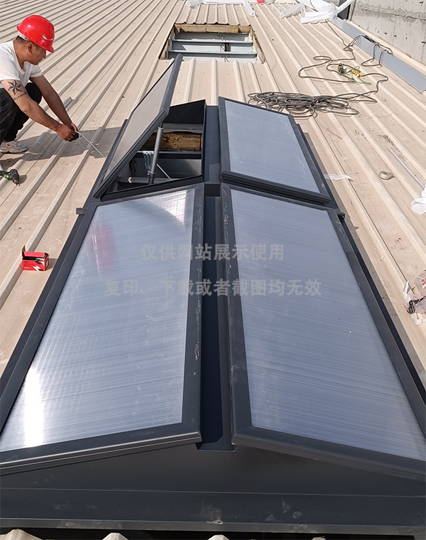 兰州王老吉生产车间甘谷排烟天窗