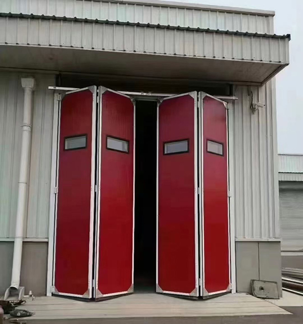 甘谷工业折叠门在大型装配车间出入口的应用实例