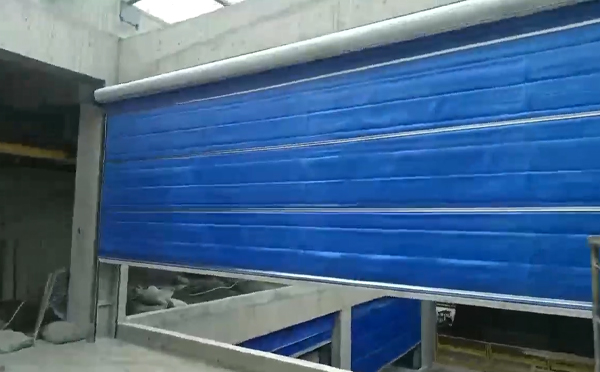 大型物流园区完成甘谷防火门整体安装工程