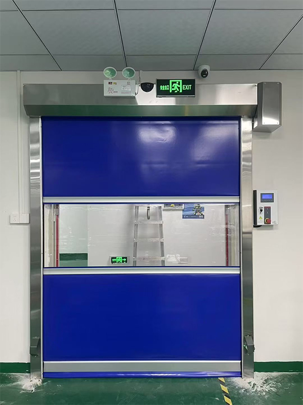 甘谷快速甘谷卷帘门在冷链物流仓储区的应用实践